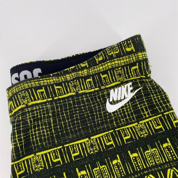 Nike black acid green-yellow graphic leggings womens size medium - Picture 3 of 9